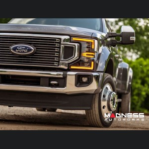 Ford Super Duty LED Headlights - XB Series - Morimoto - Amber DRL